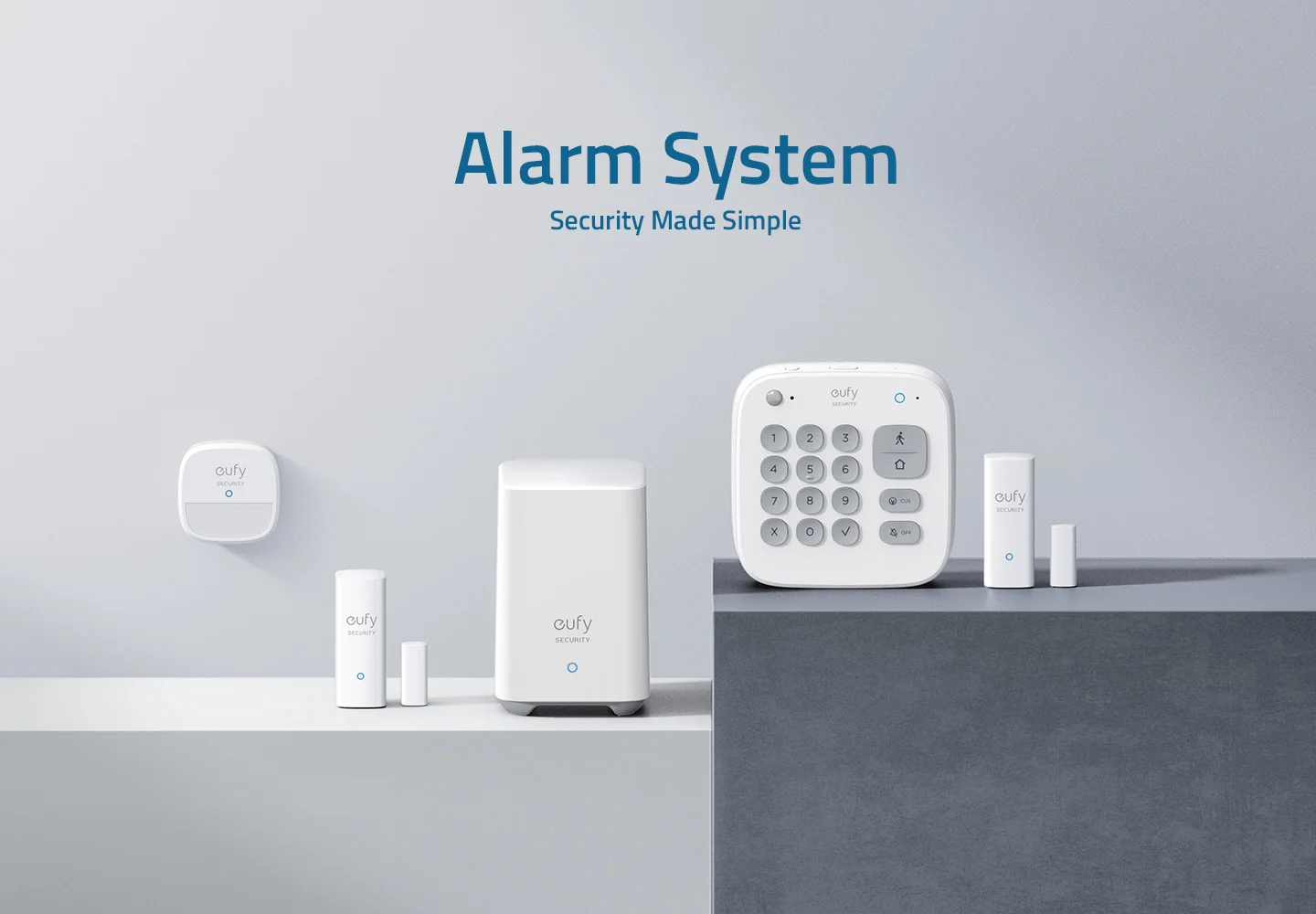 Alarm system samples in Kenya including motion detectors, sirens, and control panels by Lindum Systems